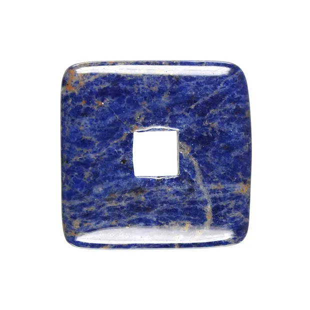 Donut square Sodalite, 40mm (6 pcs./ PU) | wholesaler gems & healing stones