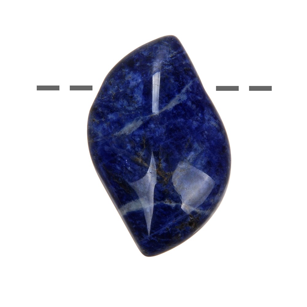 Phoenix-Flügel Sodalith (In Fluss kommen) gebohrt, 3,5cm | Marco Schreier