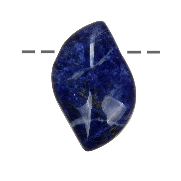 Aile de Phénix Sodalite (Entrer dans la rivière) percée, 3,5cm | Marco Schreier