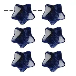 0414694602 Drilled Sodalite star, 15mm | Schreier wholesale; gems, healing stones & jewelry