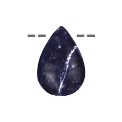 0414695670 Cabochon Sodalite drilled, 3.5 - 4.0cm, various shapes | Marco Schreier