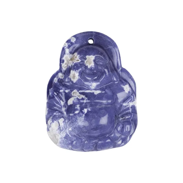 Bouddha de la chance Sodalite percé, 4,3cm | Marco Schreier