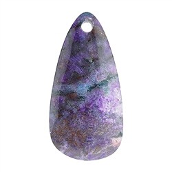 0415093997 Cabujón Sugilita B perforado frontal, 4,5 - 5,0cm | Marco Schreier