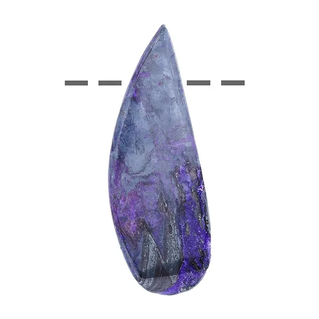 Cabochon Sugilite drilled, 3.5 - 4.5cm | Schreier gems, healing stones & jewelry