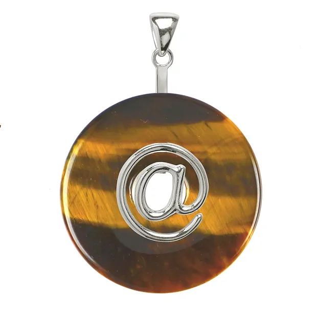 Donut Oeil-de-tigre, 30mm | Pierres précieuses, pierres thérapeutiques & bijoux