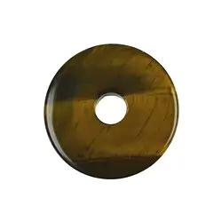 0415300400 Donut Ojo de tigre, 40mm | piedras preciosas, piedras curativas y joyería