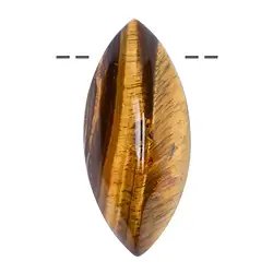0415393245 Navette Tigerauge gebohrt, 4,5cm | Großhändler Edelsteine, Heilsteine & Schmuck