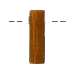 0415399705 Occhio di tigre forato, 3,5 cm, rodiato | grossista gemme e pietre curative