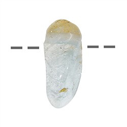0415493002 Trommelstein Topas gebohrt, 2,0 - 2,5cm  | GH Edelsteine, Heilsteine & Schmuck