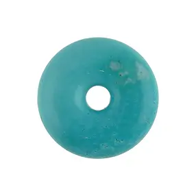 Turchese a ciambella (stab.), 30 mm  | grossista gemme e pietre curative