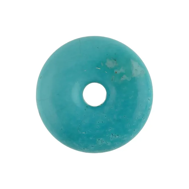 Turchese a ciambella (stab.), 30 mm  | grossista gemme e pietre curative