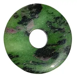 0416300600 Donut Zoisite with Ruby, 60mm | minerals trade - gems, healing stones & jewelry