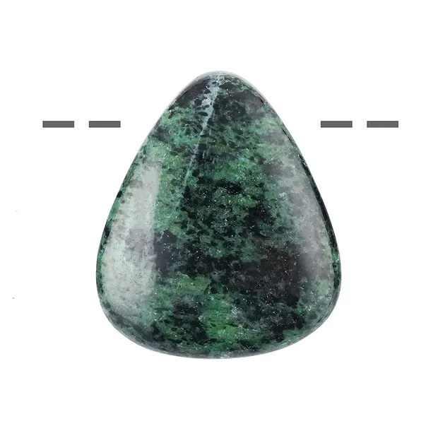 Trommelstein Zoisit gebohrt, 3,0-4,0cm | Edelsteine, Heilsteine & Schmuck-Handel