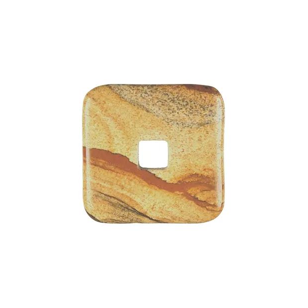 Donut square Jasper (Landscape), 30mm (6 pcs./ PU) | Marco Schreier