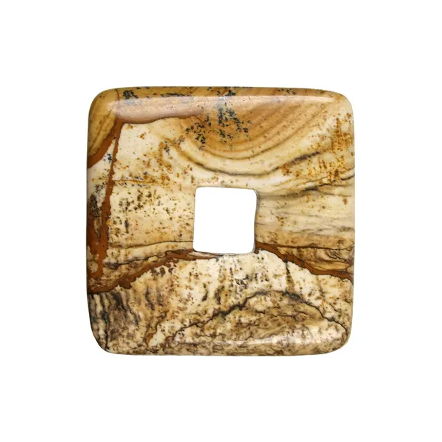 Donut square Jasper (Landscape), 40mm (6 pcs./ PU) | Marco Schreier