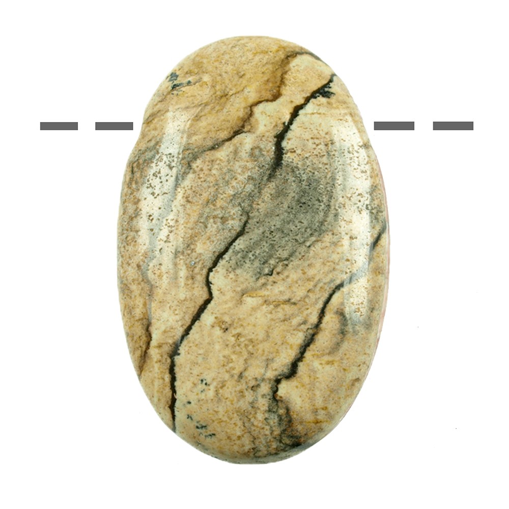 Petits Galets Jaspis (Jaspis paysage) percés | Marco Schreier