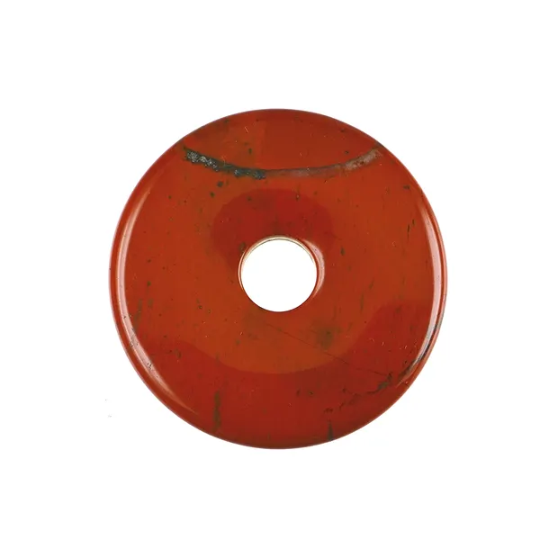 Jaspe donut (rojo), 40mm | piedras preciosas, piedras curativas y joyería
