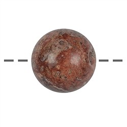 0416794525 Drilled leopard skin stone ball, 25mm | wholesale gems, healing stones &amp; jewelry