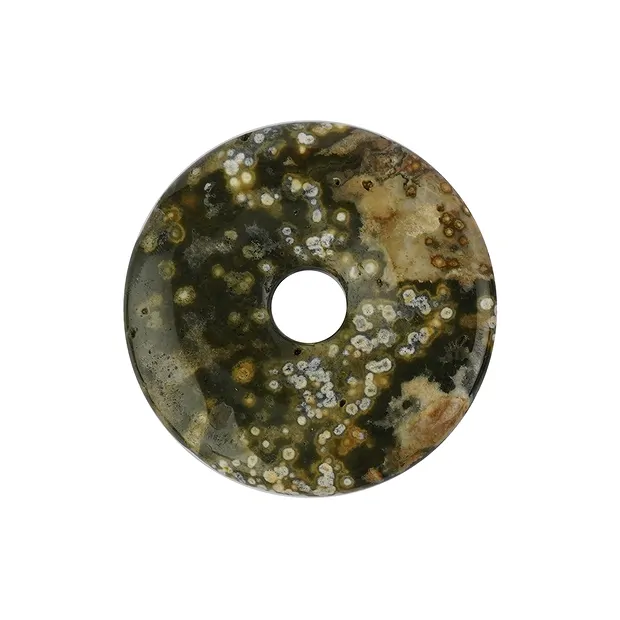 Diaspro oceanico a ciambella, 40 mm | Gemme Schreier, pietre curative e gioielli