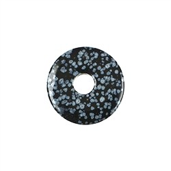 0417100300 Obsidiana donut (obsidiana copo de nieve), 30 mm | Marco Schreier