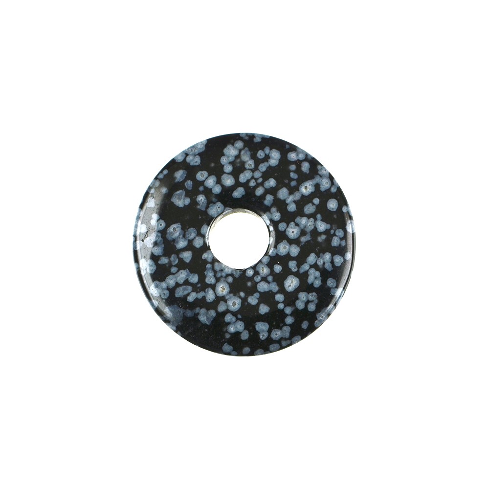 Obsidiana donut (obsidiana copo de nieve), 30 mm | Marco Schreier