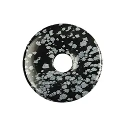 0417100400 Donut Obsidian (Schneeflockenobsidian), 40mm | Edelsteine, Heilsteine & Schmuck