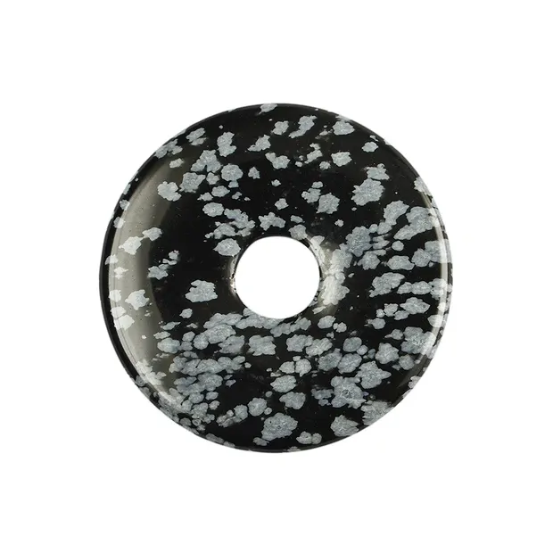 Donut Obsidian (Schneeflocke), 40mm | Schreier Edelsteine, Heilsteine & Schmuck