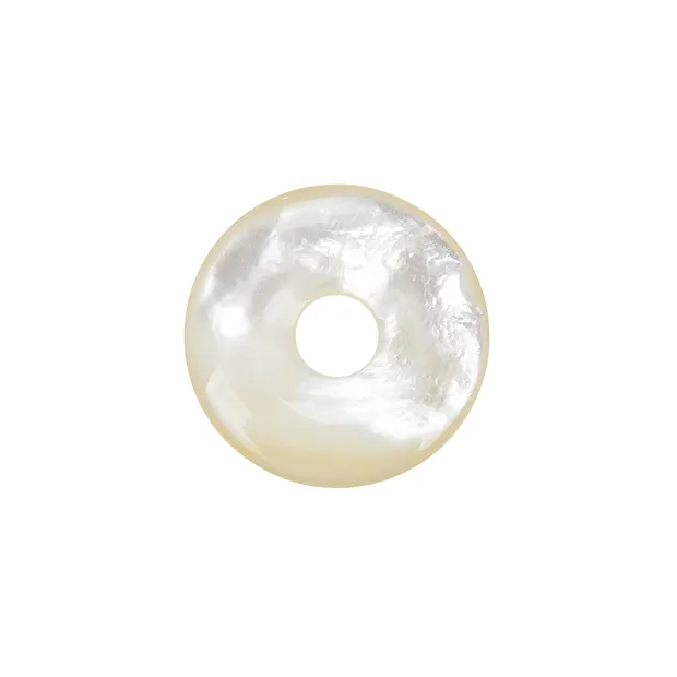 Donut Mother of Pearl extra (light), 30mm | wholesaler gems & healing stones