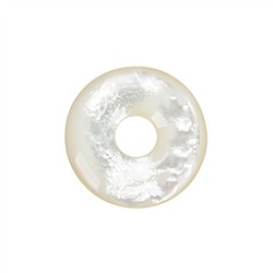 0417500351 Donut Mother of Pearl extra (light), 35mm | wholesaler gems & healing stones