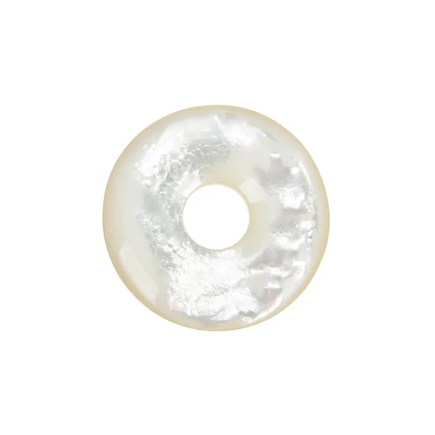 Ciambella madreperla extra (luce), 35mm | grossista gemme e pietre curative