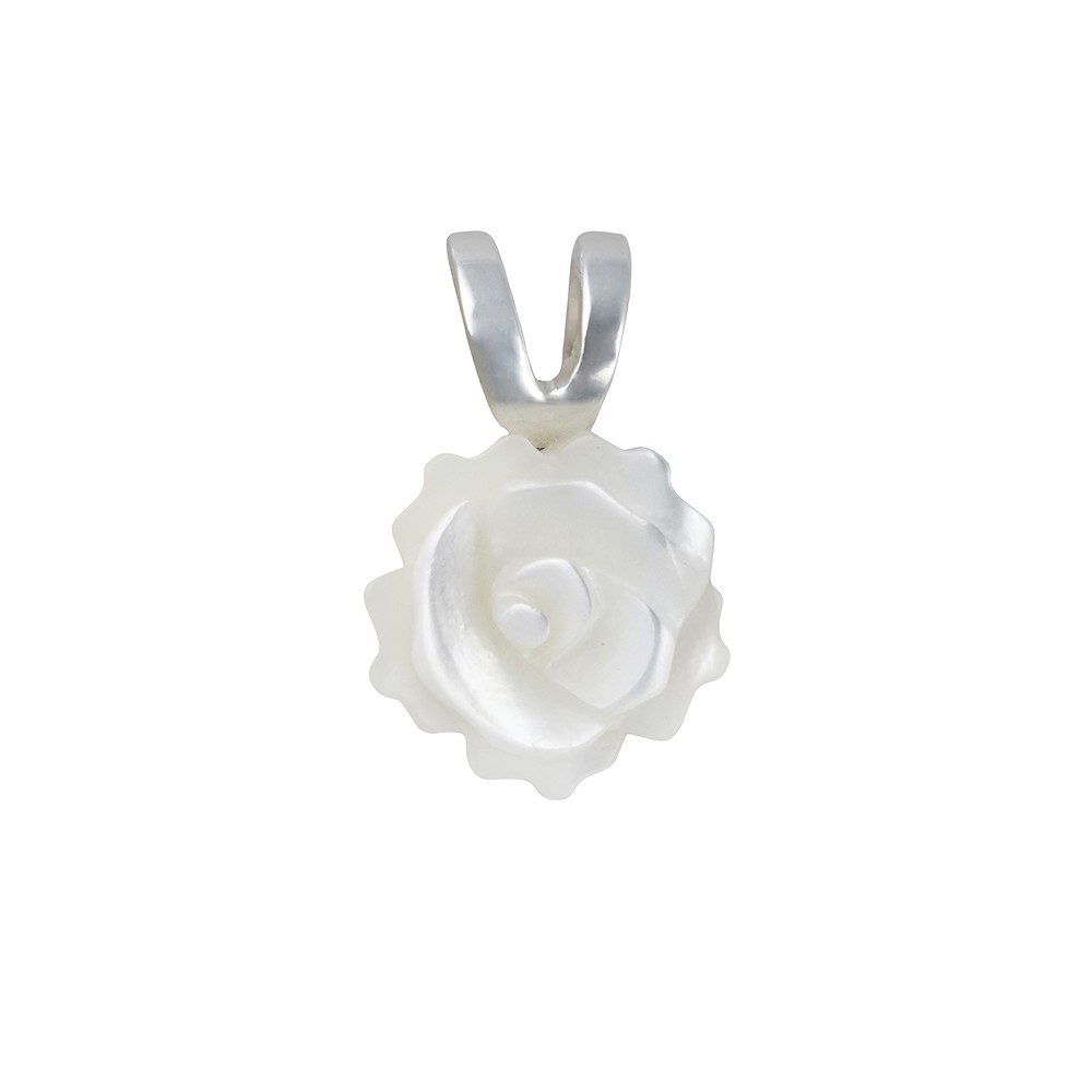 Rose Perlmutt (hell), 10mm (6 St./VE), halbgebohrt | Marco Schreier