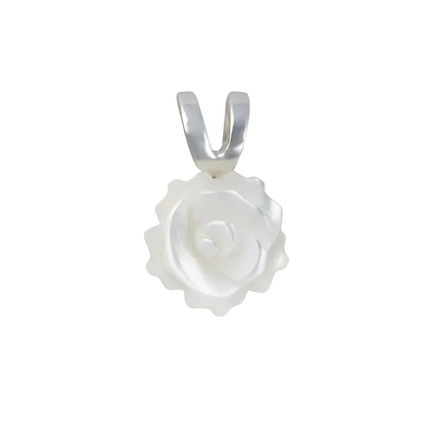 Rose nacrée (claire), 10mm (6 pcs/UC), semi-percé | Marco Schreier