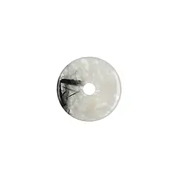 0417800250 Tourmaline Quartz donut, 25mm | minerals trade - gems, healing stones & jewelry