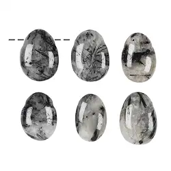 0417893002 Tumbled Stone Tourmaline Quartz drilled | wholesaler gems & healing stones