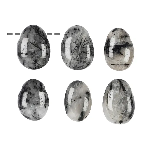 Tumbled Stone Tourmaline Quartz drilled | wholesaler gems & healing stones