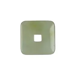 0418091432 Donut quadratisch Serpentin, 30mm (6 St./VE) | Edelsteine, Heilsteine & Schmuck