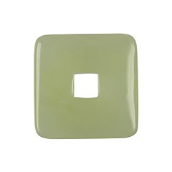 0418091442 Donut square Serpentine, 40mm (6 pcs./ PU) | wholesaler gems &amp; healing stones