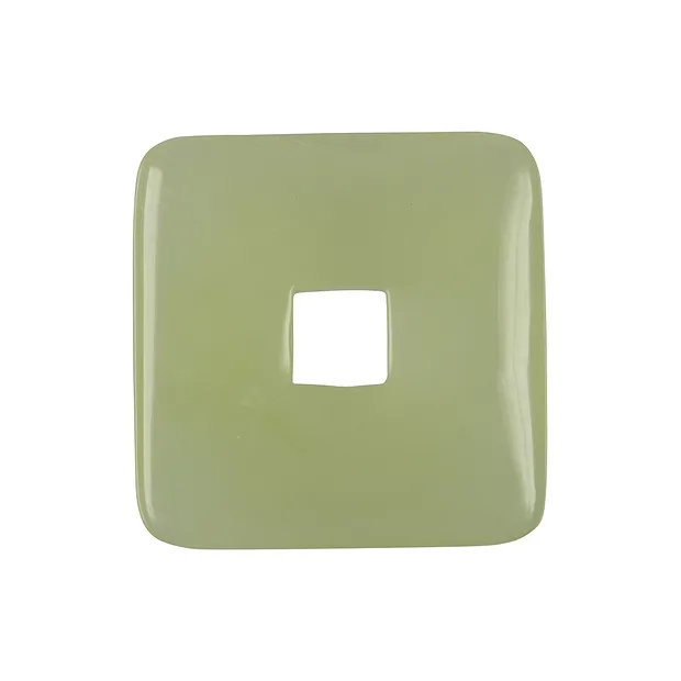 Donut square Serpentine, 40mm (6 pcs./ PU) | wholesaler gems & healing stones