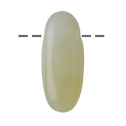 0418093009 Piedra rodada larga Serpentina perforada, 3.9cm | Marco Schreier