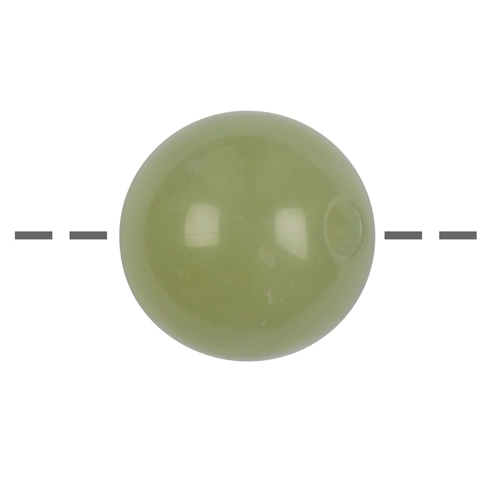 Kugel Serpentin gebohrt, 25mm | Großhändler Edelsteine, Heilsteine & Schmuck