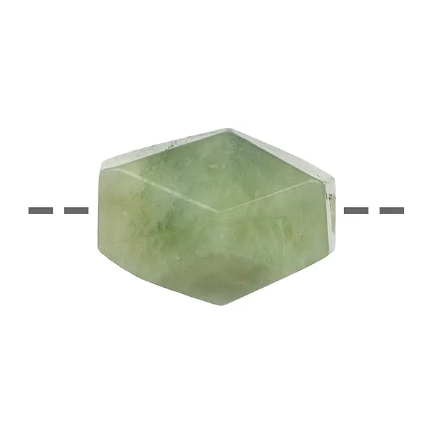 Freeform Serpentin facettiert gebohrt, 3,0cm | Edelsteine, Heilsteine & Schmuck