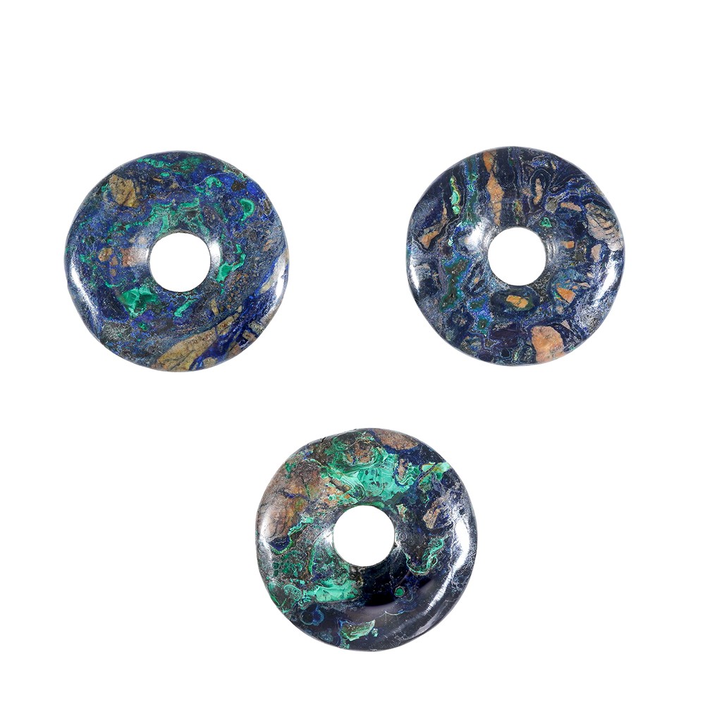 Donut Azurit-Malachit (stab.), 30mm | Schreier Edelsteine, Heilsteine & Schmuck