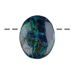 0418293912 Freeform Azurite-Malachite (stab.) percé, 3,0 - 4,0cm | Marco Schreier