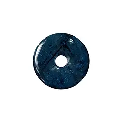 0418300300 Donut Dumortierite, 30mm | Pierres précieuses, pierres thérapeutiques & bijoux