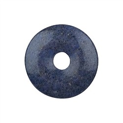 0418300400 Dumortierita donut, 40mm | piedras preciosas, piedras curativas y joyería