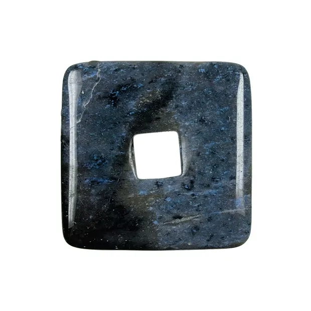 Donut square Dumortierite, 40mm (6 pcs./ PU) | wholesaler gems & healing stones
