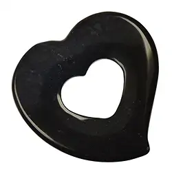 0418396034 Pieza para anudar "Corazón en el corazón" Dumortierita, aprox. 5cm | Marco Schreier