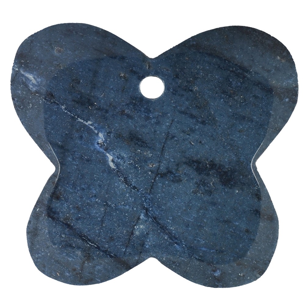 Papillon Dumortierite percée frontale, 6,0cm | Marco Schreier