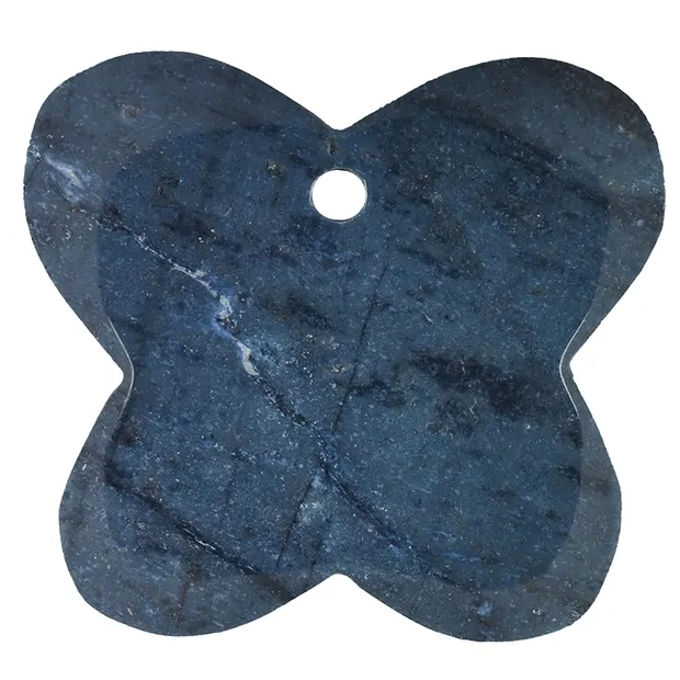 Butterfly Dumortierite front drilled, 6,0cm | wholesaler gems & healing stones
