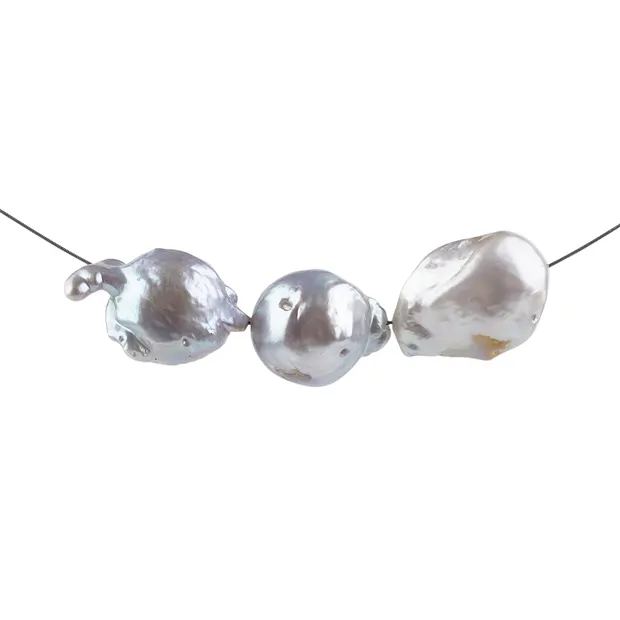 Perles baroques percées, 15 - 20mm, perçage 1mm (25 pcs/UC) | Marco Schreier